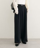 【ナチュラルクチュール/natural couture】のビットベルトストレッチパンツ ブラック|ID: prp329100004528069 ipo3291000000033859952
