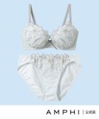 【アンフィ/AMPHI】の【まる胸メイク】ブラ ショーツセット エンブロイダリーレース 人気、トレンドファッション・服の通販 founy(ファニー) ファッション Fashion レディースファッション Fashion for Women ショーツ Shorts, Short Pants フロント Front, Front Design モチーフ Motif, Design Theme リボン Ribbon, Bow レース Lace, Lace Fabric thumbnail GY|ID: prp329100004528070 ipo3291000000033308442