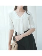 【スナイデル/SNIDEL】のSustainableスカーフブラウスドッキングプルオーバー IVR[003]|ID:prp329100004528074