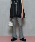 【メゾンスペシャル/MAISON SPECIAL】のRuffle Hem Flare Pants GRY|ID: prp329100004528075 ipo3291000000032019130