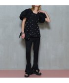 【メゾンスペシャル/MAISON SPECIAL】のRuffle Hem Flare Pants BLK|ID: prp329100004528075 ipo3291000000032019131