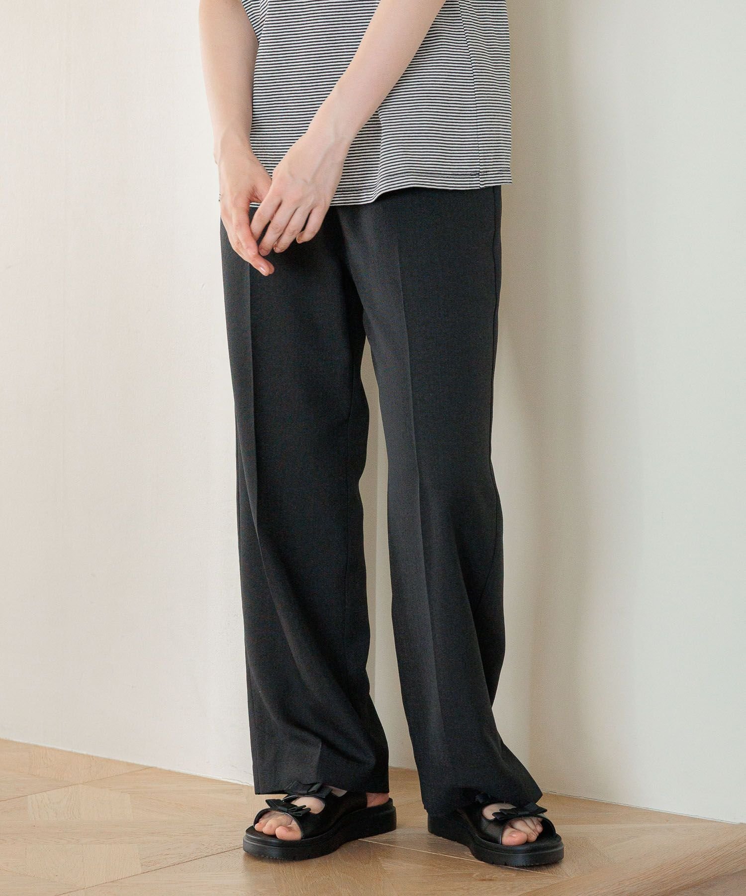 【ニコアンド/niko and】のDRYリネンライクスリットパンツ 人気、トレンドファッション・服の通販 founy(ファニー) 　ファッション　Fashion　レディースファッション　WOMEN　パンツ　Pants　おすすめ　Recommend　シンプル　Simple　ストレート　Straight　スリット　Slit　センター　Center　リネン　Linen　ワイド　Wide　定番　Standard　 other-1|ID: prp329100004528078 ipo3291000000032019142
