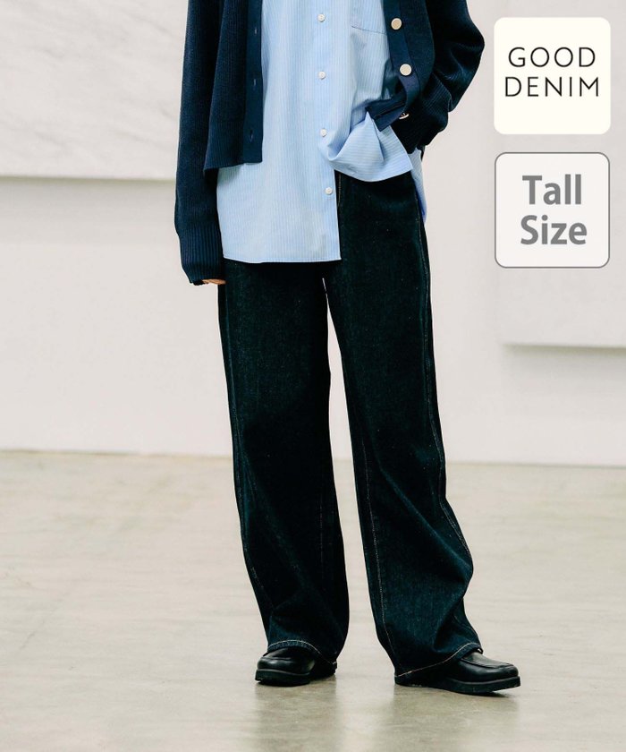 【グローバルワーク/GLOBAL WORK】の一部店舗限定/GOODデニムバギーパンツTall/209300 インテリア・キッズ・メンズ・レディースファッション・服の通販 founy(ファニー) https://founy.com/ ファッション Fashion レディースファッション Fashion for Women パンツ Pants & Trousers デニム Denim, Jeans Material トレンド Trend, Trending Now 人気 Popular, Best Seller バランス Balance, Style Balance フェルト Felt, Felt Fabric ポケット Pocket, Pocket Detail リアル Real, Realistic ルーズ Loose, Oversized |ID: prp329100004528080 ipo3291000000032722720