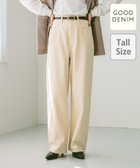 【グローバルワーク/GLOBAL WORK】の一部店舗限定/GOODデニムバギーパンツTall/209300 ベージュ51|ID: prp329100004528080 ipo3291000000032722723