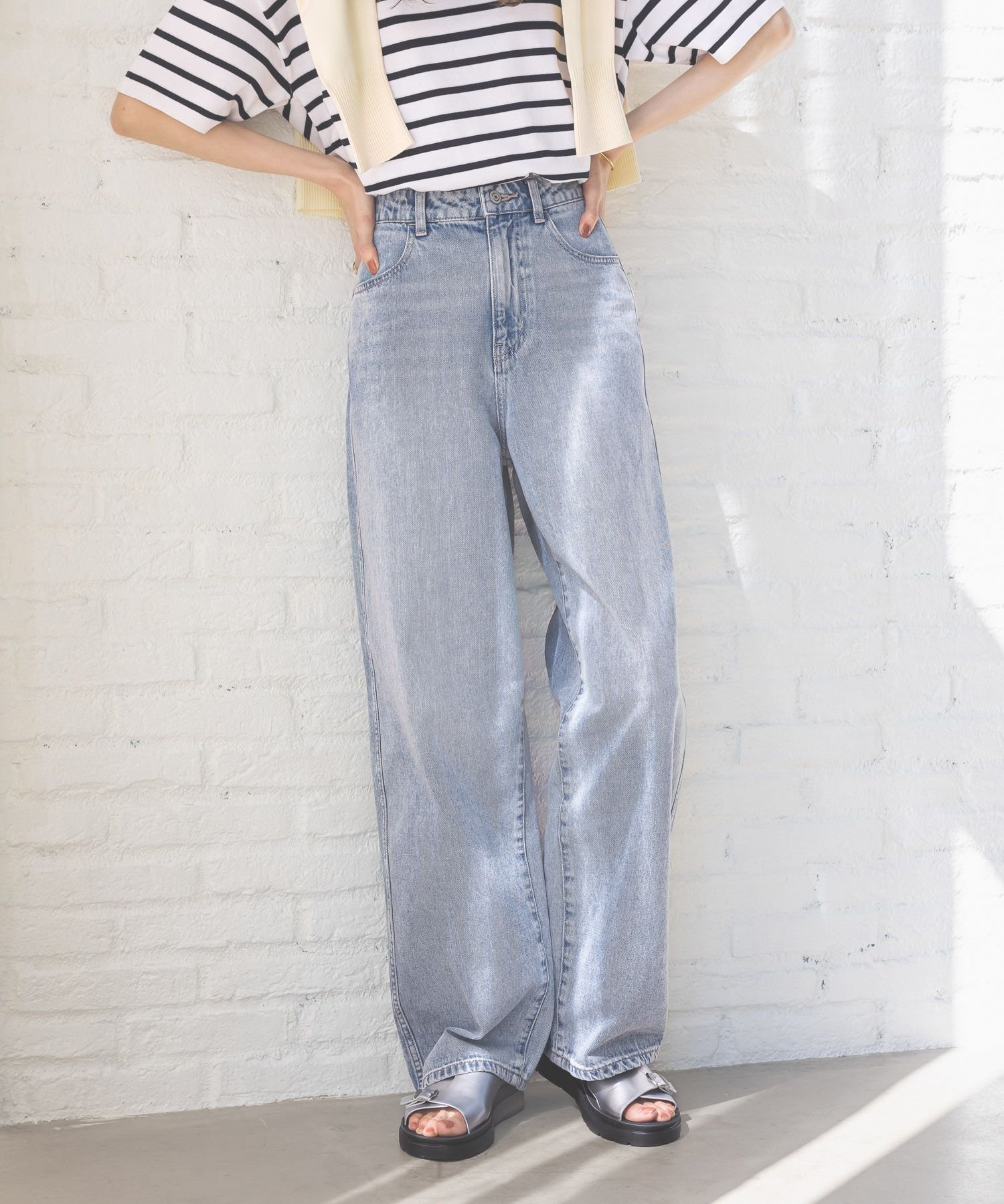 【グローバルワーク/GLOBAL WORK】の一部店舗限定/GOODデニムバギーパンツTall/209300 インテリア・キッズ・メンズ・レディースファッション・服の通販 founy(ファニー) 　ファッション　Fashion　レディースファッション　Fashion for Women　パンツ　Pants & Trousers　デニム　Denim, Jeans Material　トレンド　Trend, Trending Now　人気　Popular, Best Seller　バランス　Balance, Style Balance　フェルト　Felt, Felt Fabric　ポケット　Pocket, Pocket Detail　リアル　Real, Realistic　ルーズ　Loose, Oversized　ライトブルー81|ID: prp329100004528080 ipo3291000000032722726