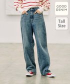 【グローバルワーク/GLOBAL WORK】の一部店舗限定/GOODデニムバギーパンツTall/209300 ブルー83|ID: prp329100004528080 ipo3291000000032722729