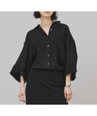 【カレンソロジー/Curensology】のリネンドロストシャツ ブラック09|ID: prp329100004528085 ipo3291000000032019178