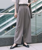 【グローバルワーク/GLOBAL WORK】の貴島明日香さん着用/ウツクシルエットDRYワイドパンツ/289061 ミドルグレー15|ID: prp329100004528088 ipo3291000000033501727