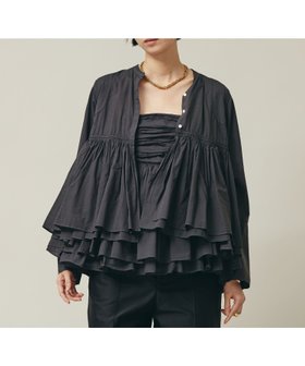 【カレンソロジー/Curensology】のレイヤードギャザーブラウス 人気、トレンドファッション・服の通販 founy(ファニー) ファッション Fashion レディースファッション WOMEN トップス・カットソー Tops/Tshirt シャツ/ブラウス Shirts/Blouses エレガント 上品 Elegant 春 Spring ギャザー Gather シンプル Simple デニム Denim バランス Balance S/S・春夏 Ss・Spring/Summer 夏 Summer |ID:prp329100004528098