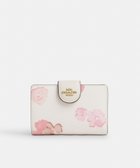 【コーチ/COACH】の【公式】ミディアム コーナー ジップ ウォレット・フローラル プリント WHITE|ID: prp329100004528101 ipo3291000000033883476