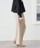 【イエナ/IENA】の《追加2》TA/PL ジョーゼットタックワイドパンツ ベージュ|ID: prp329100004528111 ipo3291000000032019290