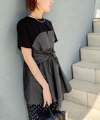 【ノーリーズ/NOLLEY'S】の【追加】 【WEB先行発売】ビスチェ風コンビTシャツ チャコールグレー|ID: prp329100004528128 ipo3291000000032019356