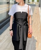 【ノーリーズ/NOLLEY'S】の【追加】 【WEB先行発売】ビスチェ風コンビTシャツ ブラック|ID: prp329100004528128 ipo3291000000032019359