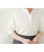 【ナチュラルクチュール/natural couture】のパール釦ヨーク切替5分袖シャツブラウス 人気、トレンドファッション・服の通販 founy(ファニー) ファッション Fashion レディースファッション WOMEN トップス・カットソー Tops/Tshirt シャツ/ブラウス Shirts/Blouses 2025年 2025 2025春夏・S/S Ss,Spring/Summer,2025 キャミワンピース Cami Dress シンプル Simple デニム Denim パール Pearl ボトム Bottom ヨーク Yoke エレガント 上品 Elegant 人気 Popularity 切替 Switching thumbnail オフホワイト|ID: prp329100004528153 ipo3291000000032509672