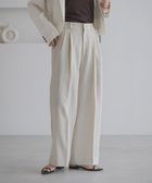 【ローリーズファーム/LOWRYS FARM】のホップサックワイドパンツ アイボリー08|ID: prp329100004528167 ipo3291000000032756255