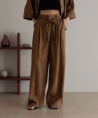 【ローリーズファーム/LOWRYS FARM】のノルマンディリネンワイドパンツ ブラウン|ID: prp329100004528185 ipo3291000000032722160