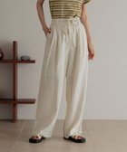 【ローリーズファーム/LOWRYS FARM】のノルマンディリネンワイドパンツ アイボリー|ID: prp329100004528185 ipo3291000000032722162