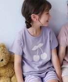 【デビロック/devirock / KIDS】の綿100% デビラボROOM ガールズ半袖パジャマ パジャマ 25SS 008-チェリー-Gブルー|ID: prp329100004528189 ipo3291000000032753546