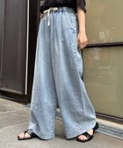 【チャオパニックティピー/CIAOPANIC TYPY】の【低身長・高身長対応/サイズ展開あり】柔らかワイドイージーデニム 人気、トレンドファッション・服の通販 founy(ファニー) ファッション Fashion レディースファッション WOMEN 春 Spring シアー Sheer タンク Tank デニム Denim 楽ちん Easy ワイド Wide S/S・春夏 Ss・Spring/Summer おすすめ Recommend 夏 Summer thumbnail サックスブルー|ID: prp329100004528191 ipo3291000000032019636