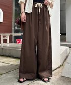 【チャオパニックティピー/CIAOPANIC TYPY】の【低身長・高身長対応/サイズ展開あり】柔らかワイドイージーデニム ブラウン|ID: prp329100004528191 ipo3291000000032664587