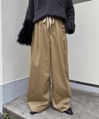 【チャオパニックティピー/CIAOPANIC TYPY】の【低身長・高身長対応/サイズ展開あり】柔らかワイドイージーパンツ ベージュ|ID: prp329100004528191 ipo3291000000034568662