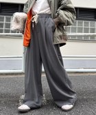 【チャオパニックティピー/CIAOPANIC TYPY】の【低身長・高身長対応/サイズ展開あり】柔らかワイドイージーパンツ グレー|ID: prp329100004528191 ipo3291000000034568669