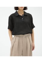 【マーガレットハウエル/MARGARET HOWELL】のLINEN AIRTEX SHIRT BLACK|ID: prp329100004528216 ipo3291000000033600948