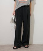 【ジャーナルスタンダード レリューム/JOURNAL STANDARD relume】の《WEB限定追加6》マットウースフレアタックパンツ ブラック|ID: prp329100004528220 ipo3291000000032720420