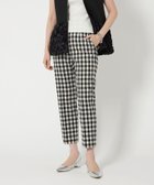 【ユナイテッドアローズ/UNITED ARROWS】のシャイニー ギンガムチェック パンツ 人気、トレンドファッション・服の通販 founy(ファニー) ファッション Fashion レディースファッション WOMEN パンツ Pants 春 Spring ギンガム Gingham シャイニー Shiny シンプル Simple チェック Check パープル Purple 別注 Special Order S/S・春夏 Ss・Spring/Summer 夏 Summer thumbnail BLACK|ID: prp329100004528225 ipo3291000000032486243