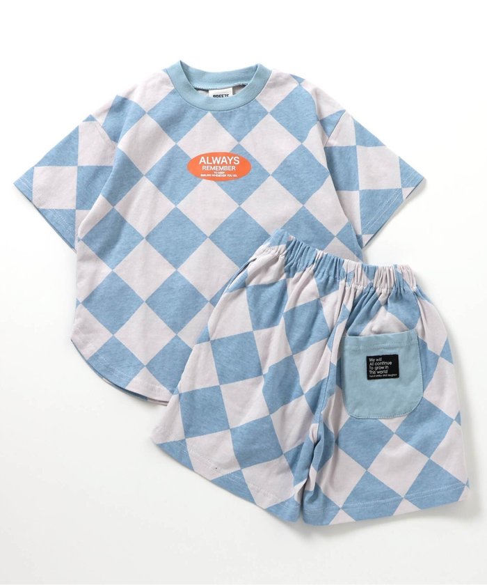 【その他のブランド/Other】のWEB限定 バリエーションセットアップ インテリア・キッズ・メンズ・レディースファッション・服の通販 founy(ファニー) https://founy.com/ ファッション Fashion キッズファッション KIDS セットアップ Set Up 半袖 Short Sleeve |ID: prp329100004528229 ipo3291000000032061268