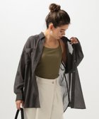 【ベイフロー/BAYFLOW】の程よい透け感 コットンシアーシャツ チャコール18|ID: prp329100004528231 ipo3291000000032628297