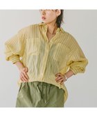 【ベイフロー/BAYFLOW】の程よい透け感 コットンシアーシャツ イエロー60|ID: prp329100004528231 ipo3291000000032628298