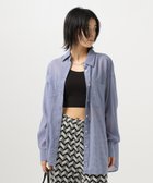 【ベイフロー/BAYFLOW】の程よい透け感 コットンシアーシャツ ブルー80|ID: prp329100004528231 ipo3291000000032628301