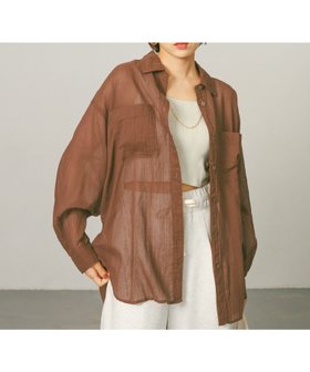 【ベイフロー/BAYFLOW】の程よい透け感 コットンシアーシャツ 人気、トレンドファッション・服の通販 founy(ファニー) ファッション Fashion レディースファッション Fashion for Women トップス・カットソー Cut & Sew Tops シャツ・ブラウス・オフィスカジュアル Elegant Blouses & Button-Ups ストライプ Stripe, Striped Pattern 定番 Standard, Basic Item フロント Front, Front Design プリント Print, Printed Pattern ポケット Pocket, Pocket Detail 羽織 Haori, Light Jacket ワッシャー Washer, Crinkled Finish おすすめ Recommended / Our Picks 夏 Summer |ID:prp329100004528231