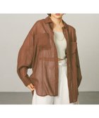 【ベイフロー/BAYFLOW】の程よい透け感 コットンシアーシャツ 人気、トレンドファッション・服の通販 founy(ファニー) ファッション Fashion レディースファッション Fashion for Women トップス・カットソー Cut & Sew Tops シャツ・ブラウス・オフィスカジュアル Elegant Blouses & Button-Ups ストライプ Stripe, Striped Pattern 定番 Standard, Basic Item フロント Front, Front Design プリント Print, Printed Pattern ポケット Pocket, Pocket Detail 羽織 Haori, Light Jacket ワッシャー Washer, Crinkled Finish おすすめ Recommended / Our Picks 夏 Summer thumbnail NEW!![WEB限定]ブラウン50|ID: prp329100004528231 ipo3291000000033586808