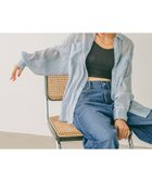 【ベイフロー/BAYFLOW】の程よい透け感 コットンシアーシャツ 人気、トレンドファッション・服の通販 founy(ファニー) ファッション Fashion レディースファッション Fashion for Women トップス・カットソー Cut & Sew Tops シャツ・ブラウス・オフィスカジュアル Elegant Blouses & Button-Ups ストライプ Stripe, Striped Pattern 定番 Standard, Basic Item フロント Front, Front Design プリント Print, Printed Pattern ポケット Pocket, Pocket Detail 羽織 Haori, Light Jacket ワッシャー Washer, Crinkled Finish おすすめ Recommended / Our Picks 夏 Summer thumbnail ライトブルー82|ID: prp329100004528231 ipo3291000000033586818