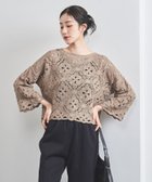 【その他のブランド/Other】のクロシェ風 エンブロイダリー ニット プルオーバー BEIGE|ID: prp329100004528240 ipo3291000000032019838