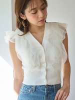 【スナイデル/SNIDEL】のチュールフリルノースリニットプルオーバー 人気、トレンドファッション・服の通販 founy(ファニー) ファッション Fashion レディースファッション WOMEN トップス・カットソー Tops/Tshirt ニット Knit Tops プルオーバー Pullover おすすめ Recommend ウェーブ Wave コンパクト Compact ストレート Straight バランス Balance フリル Frills フロント Front ベスト Vest 人気 Popularity 今季 This Season 定番 Standard 春 Spring |ID:prp329100004528257
