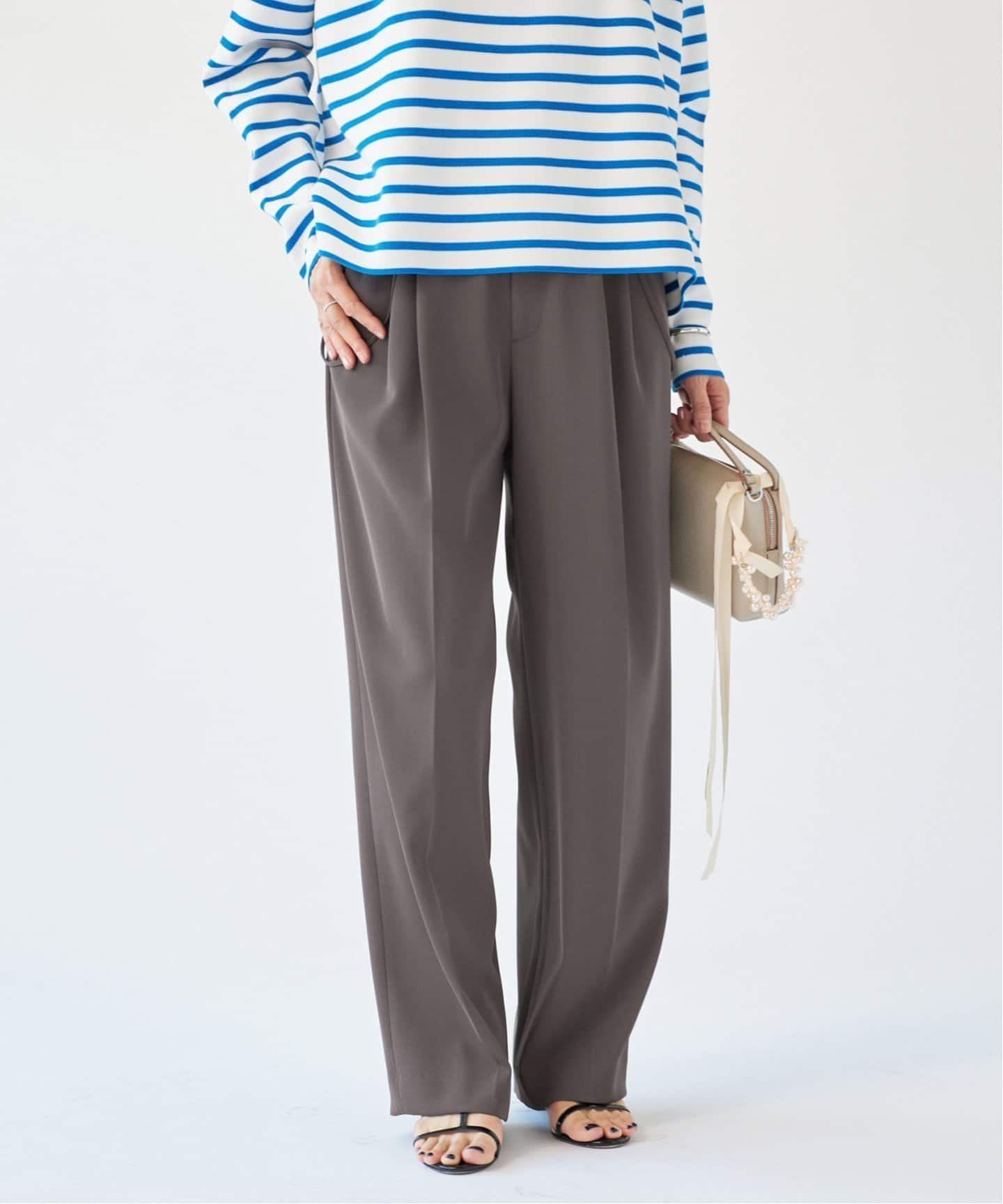 【イエナ/IENA】の《追加4》サスペンダーツイルパンツ インテリア・キッズ・メンズ・レディースファッション・服の通販 founy(ファニー) 　ファッション　Fashion　レディースファッション　WOMEN　パンツ　Pants　2025年　2025　2025春夏・S/S　Ss,Spring/Summer,2025　グレー|ID: prp329100004528258 ipo3291000000032019911