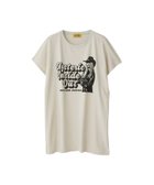 【ヒステリックグラマー/HYSTERIC GLAMOUR】のINSIDE OUT Tシャツ 人気、トレンドファッション・服の通販 founy(ファニー) ファッション Fashion レディースファッション WOMEN トップス・カットソー Tops/Tshirt シャツ/ブラウス Shirts/Blouses ロング / Tシャツ T-Shirts グラフィック Graphic スリーブ Sleeve フレンチ French thumbnail ベージュ|ID: prp329100004528260 ipo3291000000032019918