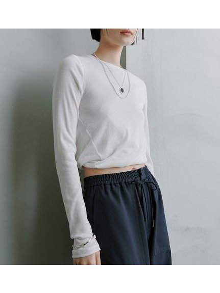 【ミースロエ/MIESROHE】のツイスト長袖トップス インテリア・キッズ・メンズ・レディースファッション・服の通販 founy(ファニー) https://founy.com/ 雑誌掲載アイテム Magazine Items ファッション雑誌 Fashion Magazines ヴェリィ VERY ファッション Fashion レディースファッション WOMEN トップス・カットソー Tops/Tshirt 6月号 June Issue クロップド Cropped コンパクト Compact シンプル Simple ツイスト Twist 長袖 Long Sleeve 雑誌 Magazine |ID: prp329100004528270 ipo3291000000032019958