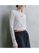 【ミースロエ/MIESROHE】のツイスト長袖トップス WHT[001]|ID: prp329100004528270 ipo3291000000032019960