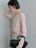 【ミースロエ/MIESROHE】のツイスト長袖トップス PNK[066]|ID: prp329100004528270 ipo3291000000032019966
