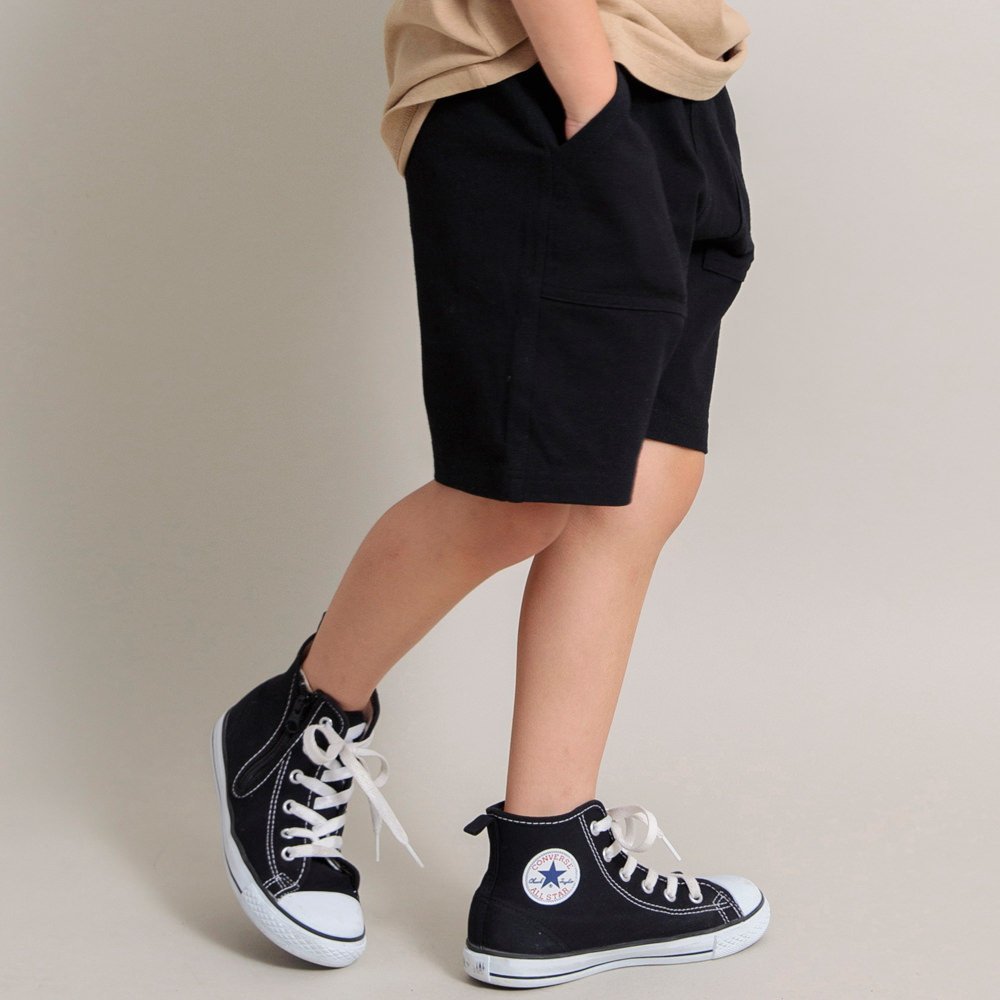 【ブランシェス/branshes / KIDS】の【DRC/綿100%】カラバリ天竺ハーフパンツ《ラクショーパンツ》WEB限定カラーあり インテリア・キッズ・メンズ・レディースファッション・服の通販 founy(ファニー) 　ファッション　Fashion　キッズファッション　KIDS　ボトムス　Bottoms/Kids　吸水　Water Absorption　シンプル　Simple　ストライプ　Stripe　ハーフ　Half　バンダナ　Bandana　フラワー　Flower　ボーイズ　Boys　ポケット　Pocket　プチプライス・低価格　Affordable　おすすめ　Recommend　ブラック|ID: prp329100004528271 ipo3291000000032070956