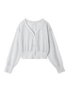 【フレイ アイディー/FRAY I.D】のLUNARシアーラメVネックカーディガン WHT[001]|ID: prp329100004528275 ipo3291000000032019982