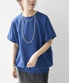 【シップス フォー ウィメン/SHIPS】のSHIPS any 洗濯機可能 インレイ コクーン ショートスリーブ プルオーバー 人気、トレンドファッション・服の通販 founy(ファニー) ファッション Fashion レディースファッション WOMEN トップス・カットソー Tops/Tshirt プルオーバー Pullover 洗える Washable カットソー Cut And Sew コクーン Cocoon ショート Short ストレート Straight スリーブ Sleeve バランス Balance 半袖 Short Sleeve リラックス Relax ワイド Wide おすすめ Recommend 2025年 2025 2025春夏・S/S Ss,Spring/Summer,2025 thumbnail ブルー|ID: prp329100004528277 ipo3291000000032020004