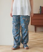 【ニコアンド/niko and】のDRYチルイージープリントパンツ 人気、トレンドファッション・服の通販 founy(ファニー) ファッション Fashion レディースファッション WOMEN パンツ Pants おすすめ Recommend カーゴパンツ Cargo Pants プリント Print thumbnail ブルー花柄82|ID: prp329100004528295 ipo3291000000032020087