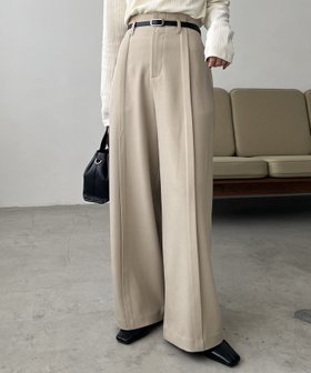【カプリシューレマージュ/CAPRICIEUX LEMAGE】のベルトSETセンタータックパンツ 人気、トレンドファッション・服の通販 founy(ファニー) ファッション Fashion レディースファッション WOMEN パンツ Pants ベルト Belts おすすめ Recommend ジャケット Jacket ストレート Straight センター Center ビジネス 仕事 通勤 Business |ID:prp329100004528304
