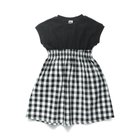 【ブランシェス/branshes / KIDS】の【WEB限定/DRC】ウエスト切替ドッキング半袖ワンピース ブラック|ID: prp329100004528308 ipo3291000000032020137