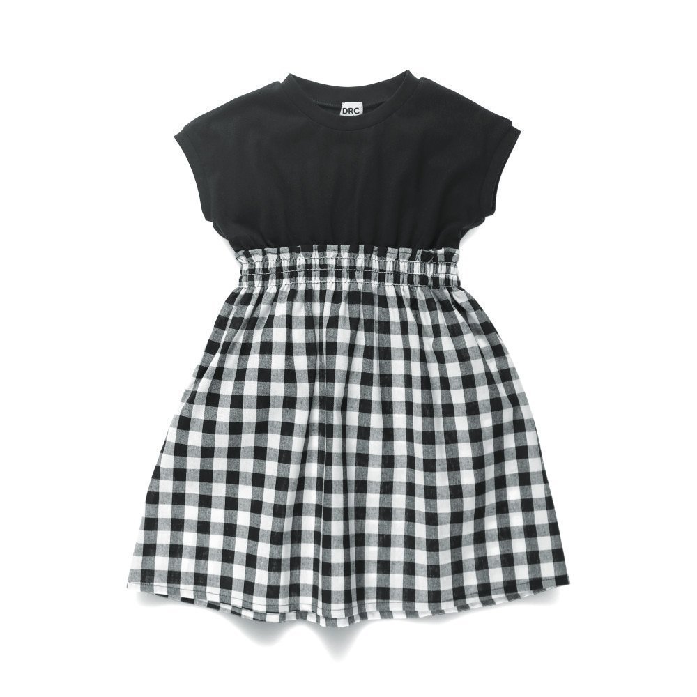 【ブランシェス/branshes / KIDS】の【WEB限定/DRC】ウエスト切替ドッキング半袖ワンピース インテリア・キッズ・メンズ・レディースファッション・服の通販 founy(ファニー) 　ファッション　Fashion　キッズファッション　KIDS　ワンピース　Dress/Kids　ドッキング　Docking　切替　Switching　半袖　Short Sleeve　ブラック|ID: prp329100004528308 ipo3291000000032020137